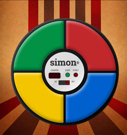 Simon game emulator