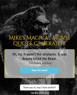 Movie Quote Generator